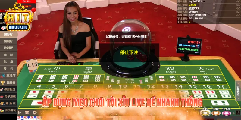 Áp dụng mẹo chơi tài xỉu live để nhanh thắng