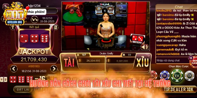 Hướng dẫn cách chơi tài xỉu chi tiết tại hệ thống