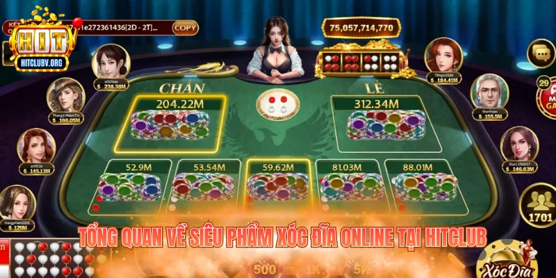 Tổng quan về siêu phẩm xóc đĩa online tại Hitclub